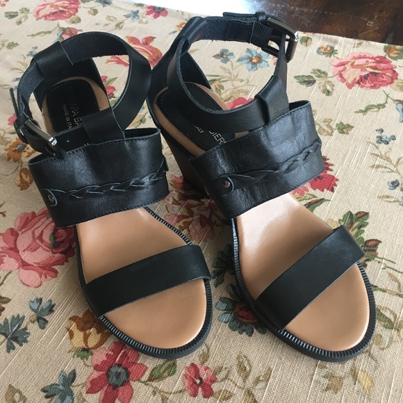 Barbara Barbieri Italian made leather sandles sz 7 - Picture 1 of 7